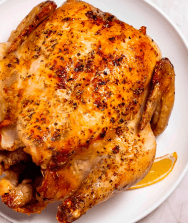 roasted whole chicken