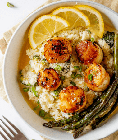 seared scallops