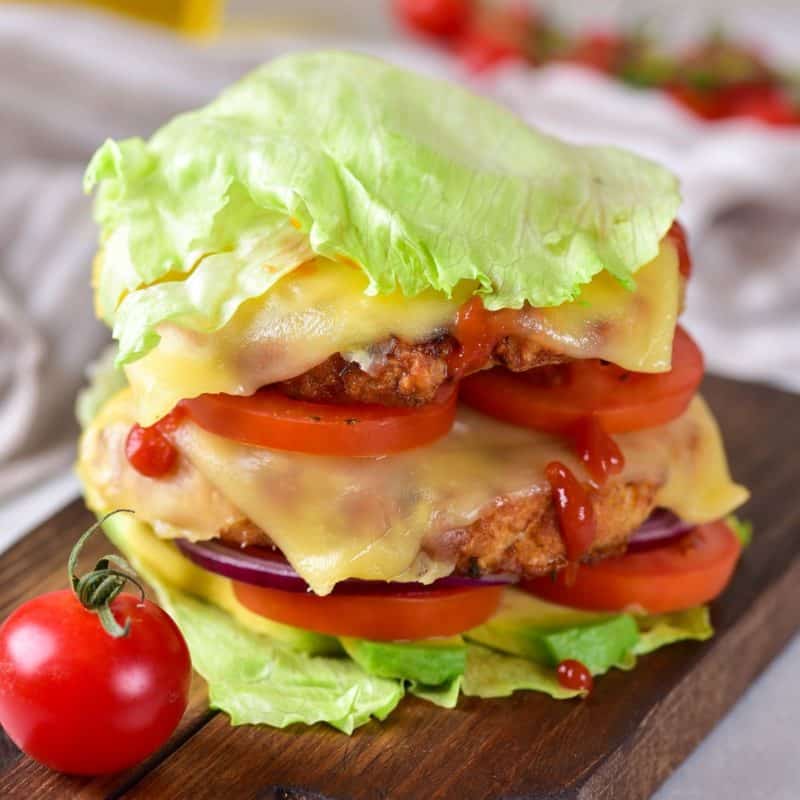 Air Fryer Frozen Turkey Burgers Dr. Davinah's Eats