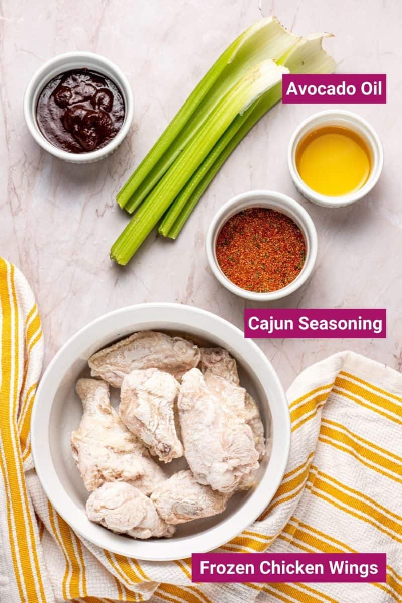 Ninja Air Fryer Frozen Chicken Wings [+Video] - Dr. Davinah's Eats