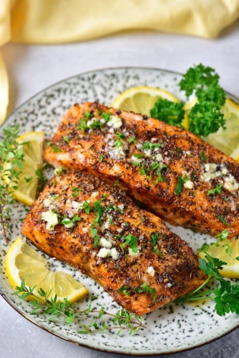 Perfect Air Fryer Salmon Fillets | Dr. Davinah's Eats