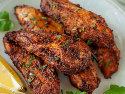 Chicken tenders in outlet air fryer no breading