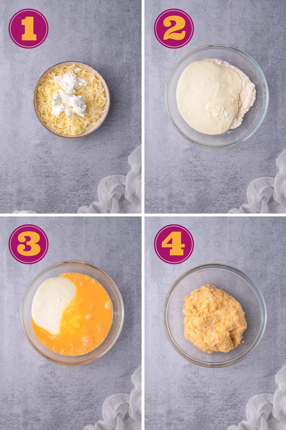 steps to make keto cinnamon roll dough