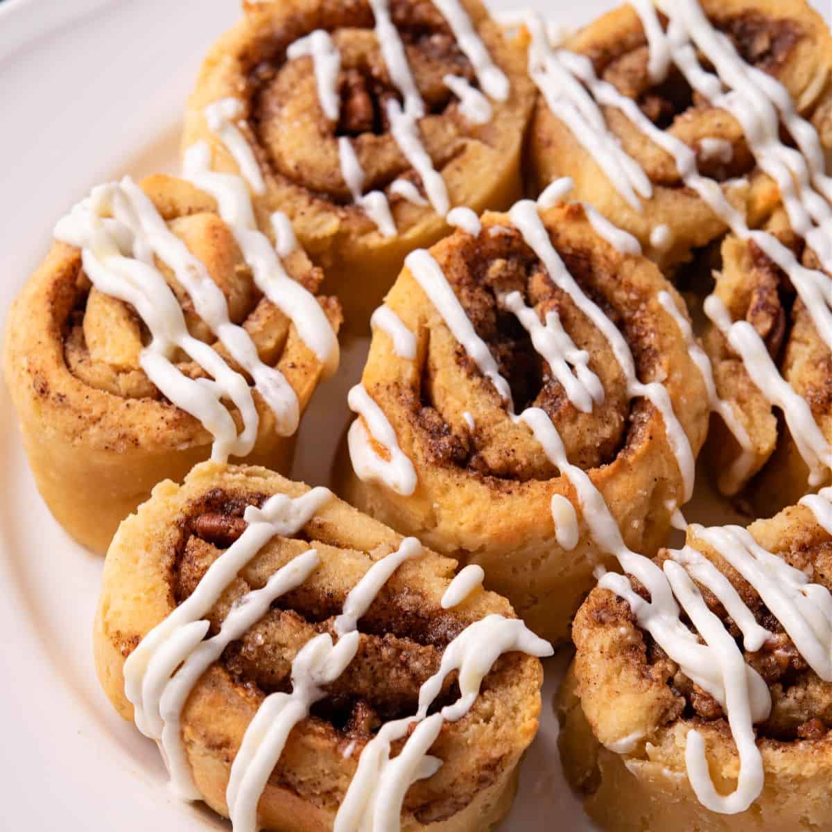 Maple Pecan Keto Cinnamon Rolls Recipe - Dr. Davinah's Eats