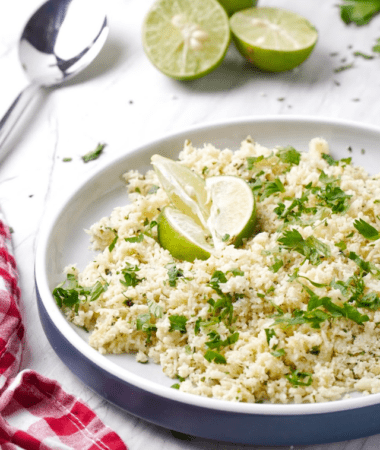 cilantro lime cauliflower rice