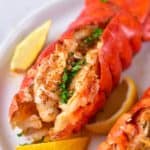 close up shot of Lobster Tails