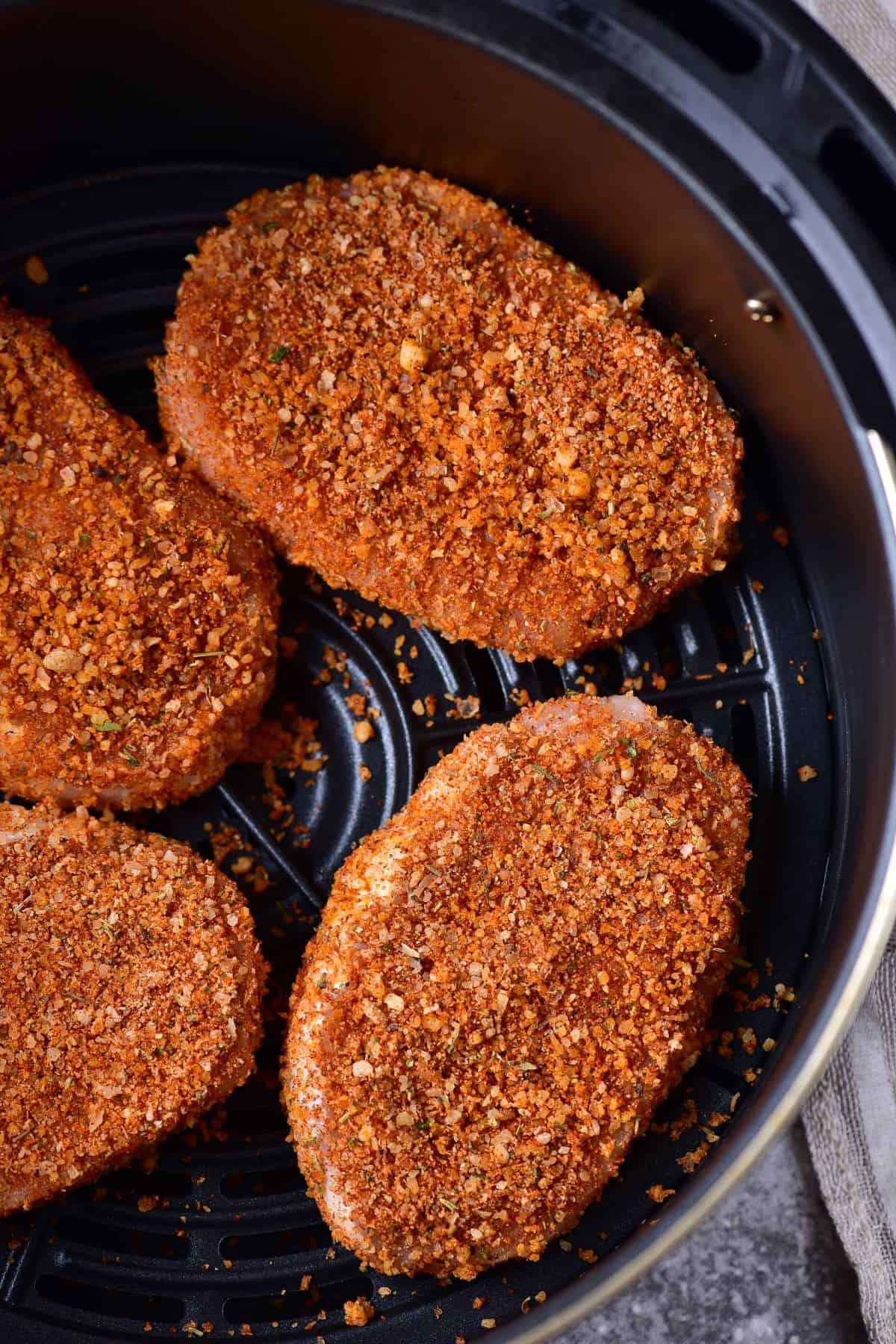 Ninja Foodi Air Fryer Pork Chops [+VIDEO] - Dr. Davinah's Eats