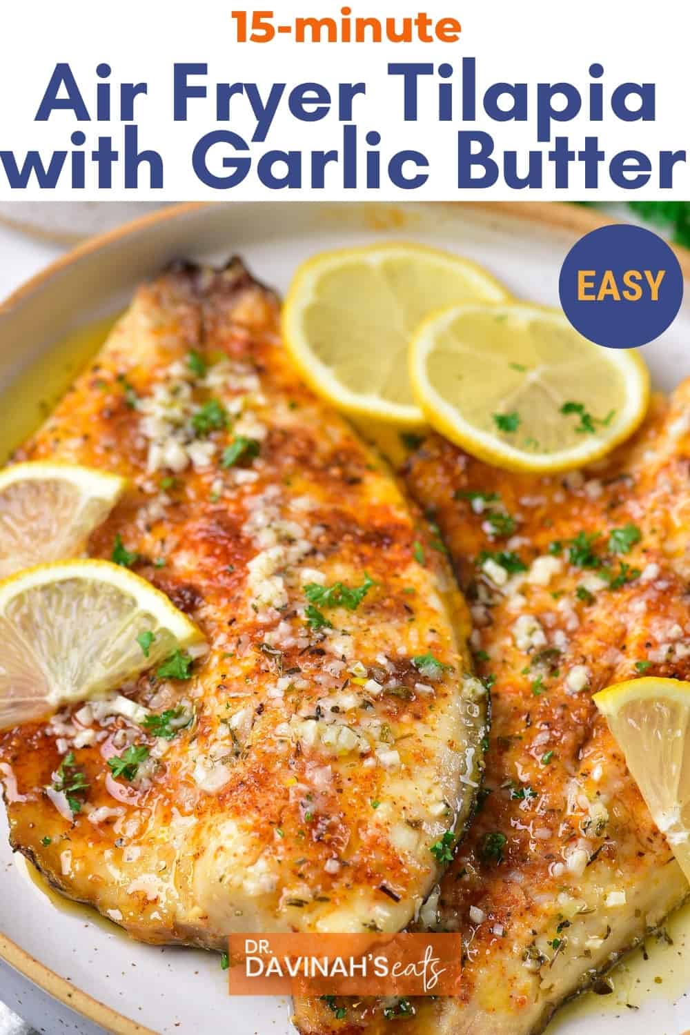 Air Fryer Tilapia - Dr. Davinah's Eats