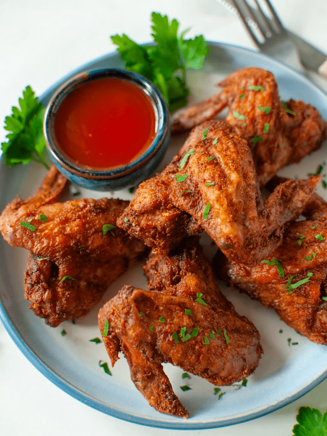 Air Fryer Chicken Wings Recipe Story - Dr. Davinah's Eats