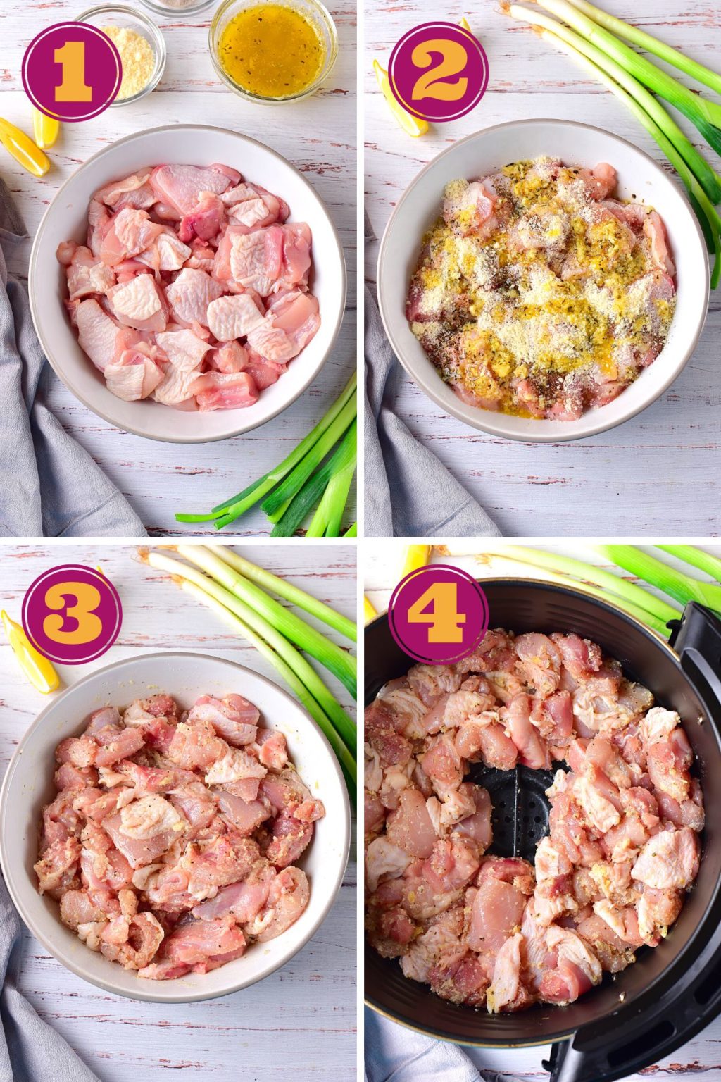 Air Fryer Garlic Butter Chicken Bites Dr. Davinah's Eats