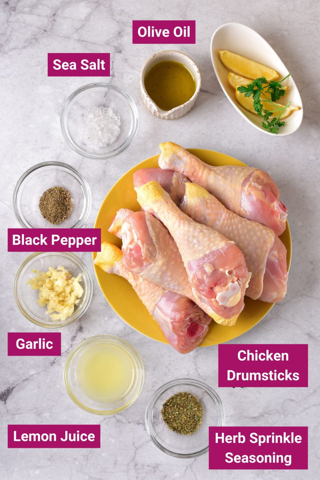 Marinated Chicken Drumsticks Dr. Davinah's Eats