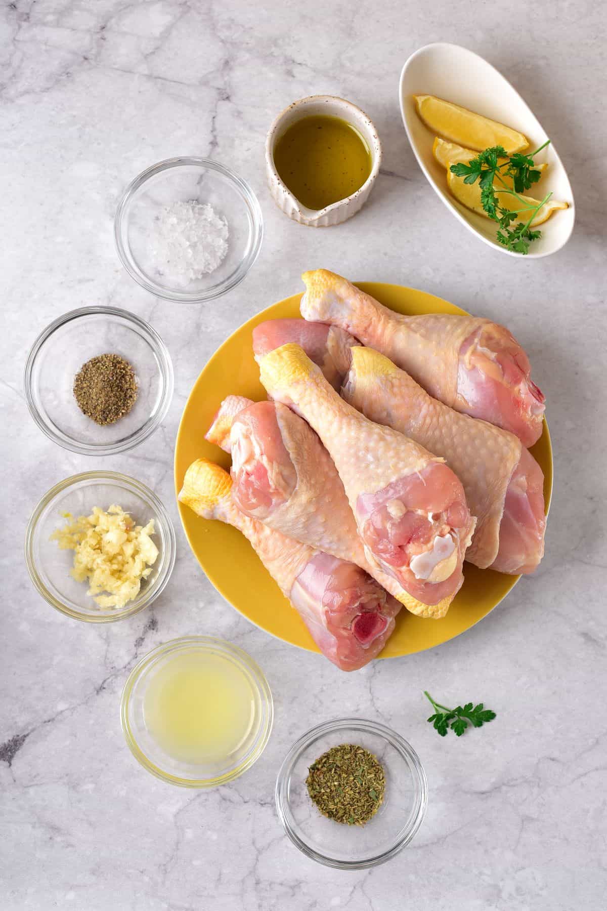 ingredients to make Marinated Drumsticks