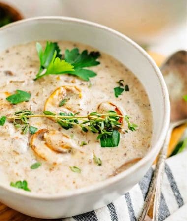 keto cream of mushroom soup