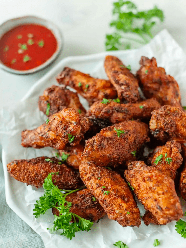 Air Fryer Old Bay Chicken Wings Recipe Story Dr. Davinah's Eats