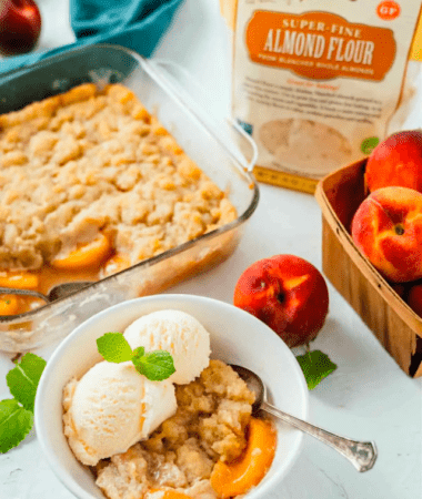 peach cobbler