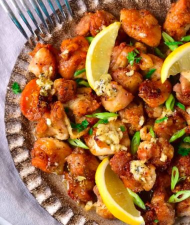 Air fryer garlic parmesan chicken bites