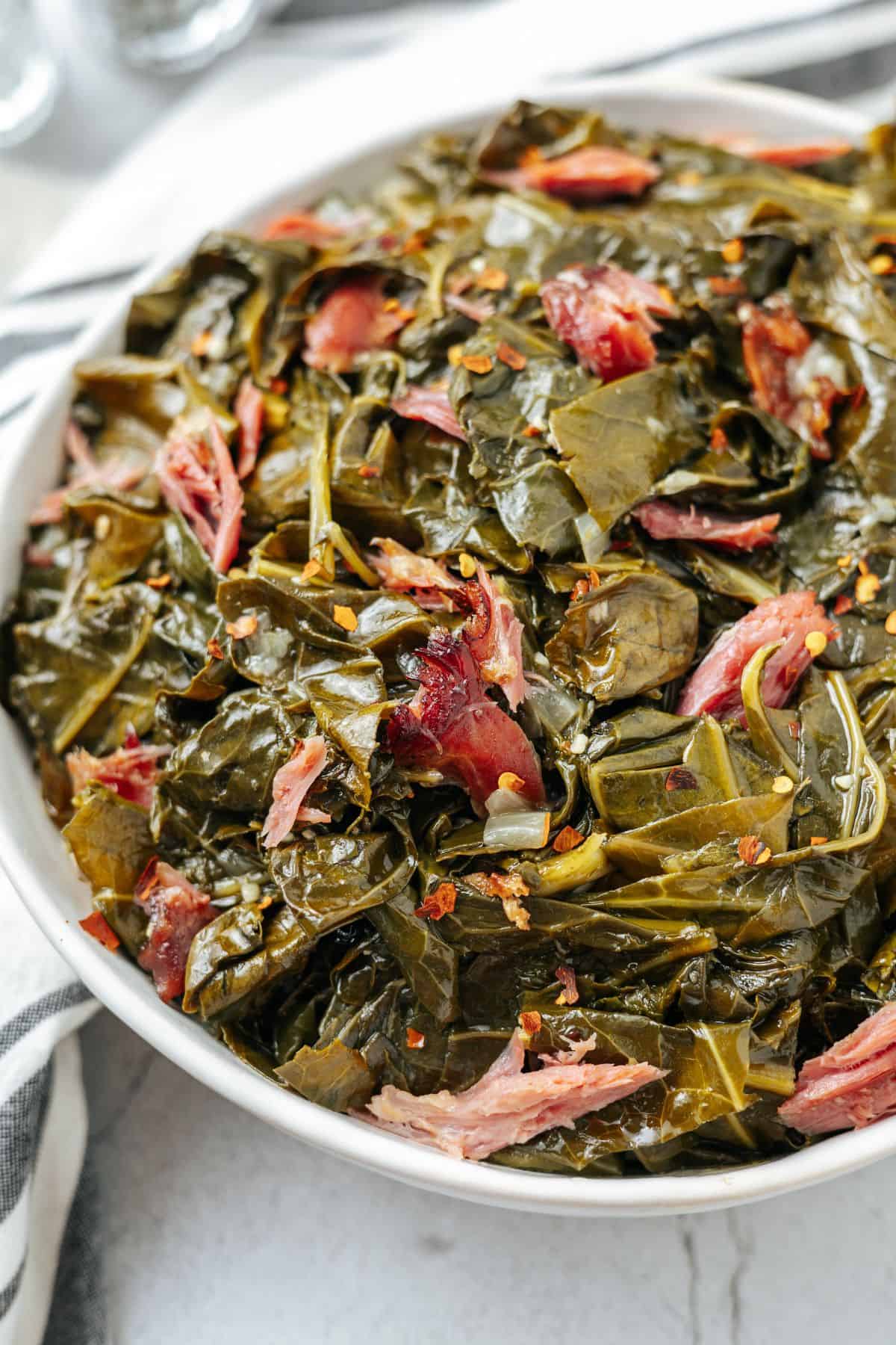 The Best Southern-Style Mustard Greens with Smoked Turkey Recipe