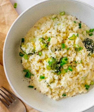 cauliflower rice risotto