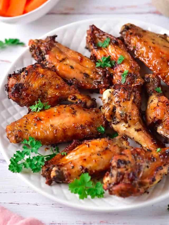 marinated chicken wings