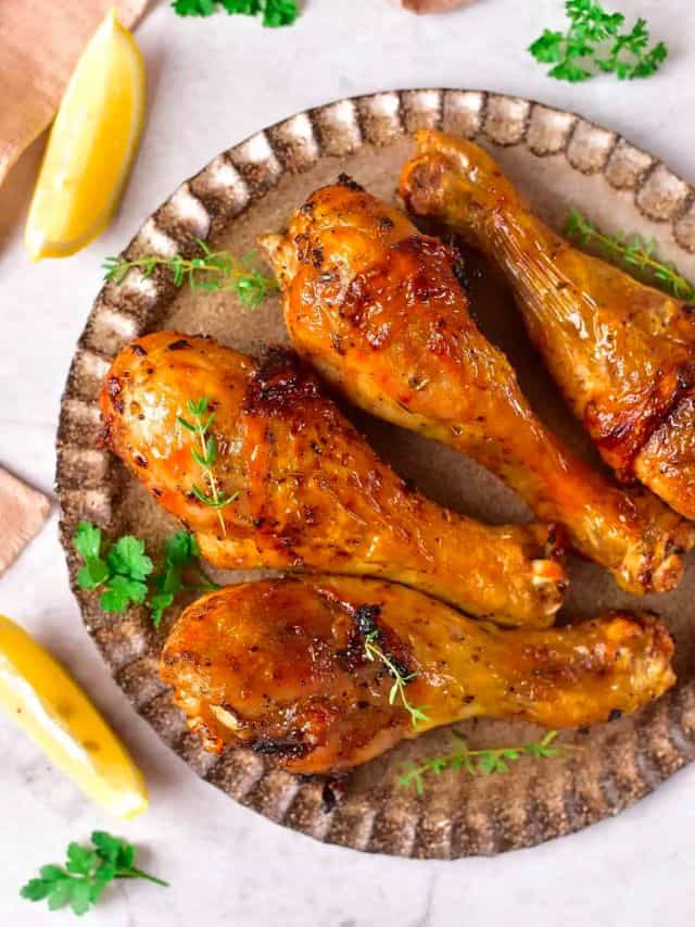 Air Fryer Marinated Drumsticks Story Dr. Davinah's Eats