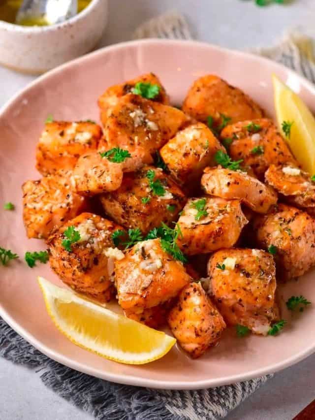 salmon bites