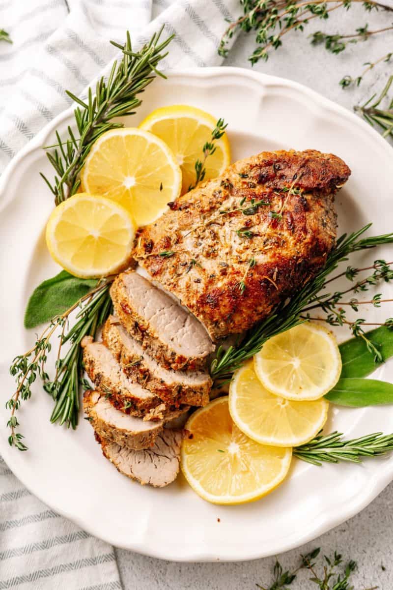 Air Fryer Turkey Tenderloin VIDEO Dr Davinah S Eats   Air Fryer Turkey Tenderloin 1 800x1200 