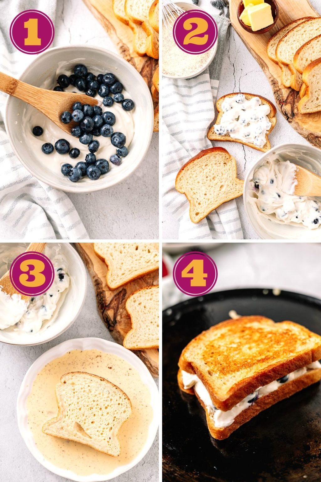 Healthy Stuffed French Toast with Cream Cheese Dr. Davinah's Eats