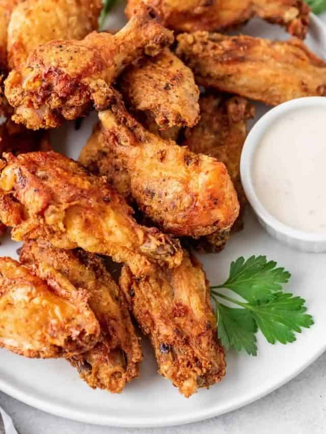 Crispy Baked Chicken Wings Recipe Story