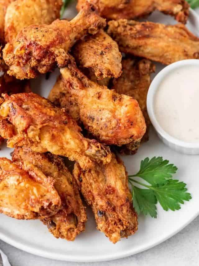 Crispy Baked Chicken Wings Recipe Story - Dr. Davinah's Eats