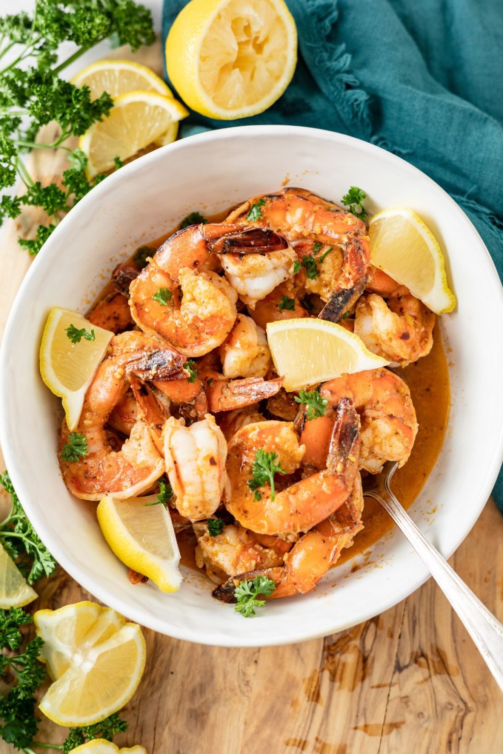 Old Bay Shrimp with Garlic Butter Sauce - Dr. Davinah's Eats