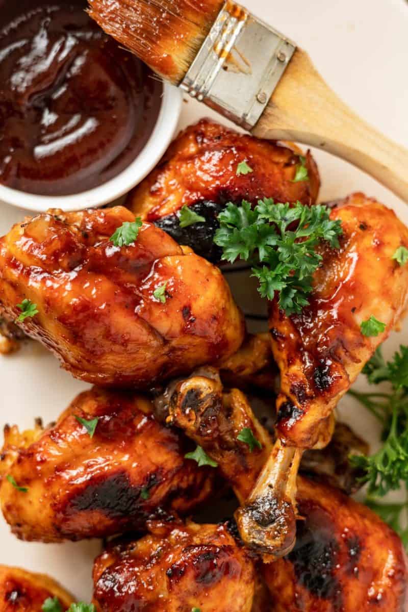 Crockpot BBQ Chicken Legs (Drumsticks) Dr. Davinah's Eats