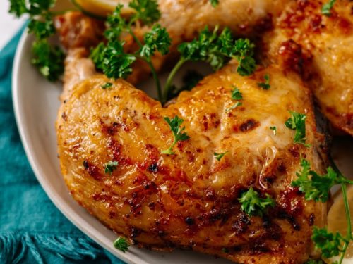 Air Fryer Chicken Leg Quarters - TheCookful