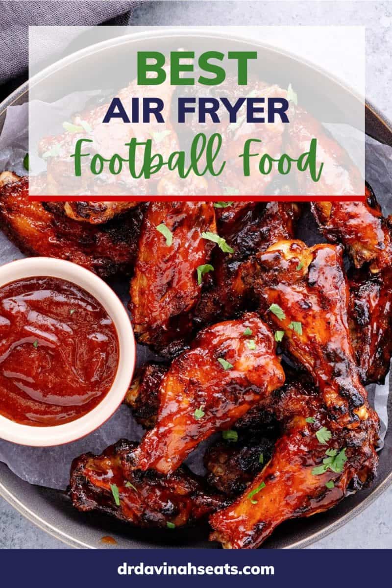 best air fryer football food pin