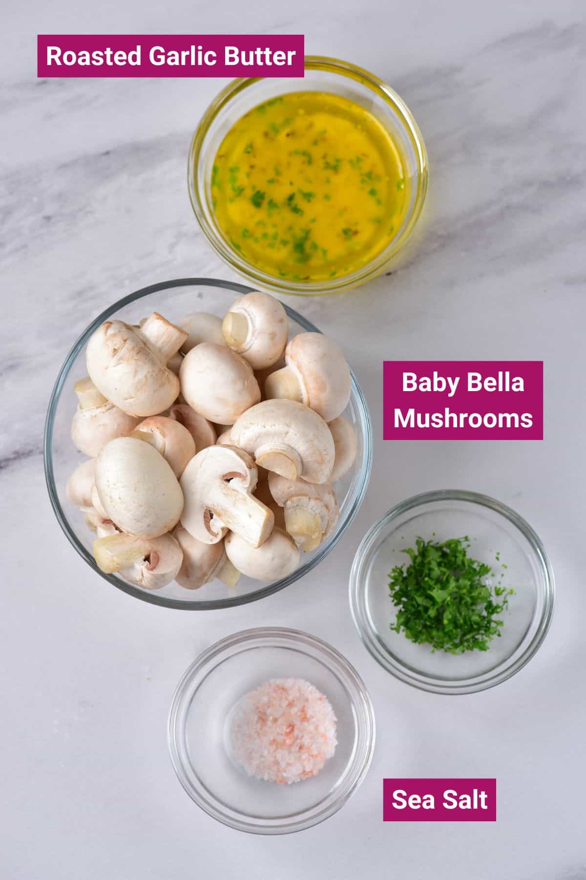 Air Fryer Mushrooms￼ - Dr. Davinah's Eats