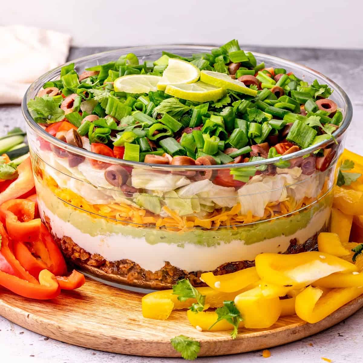 7 layer taco dip