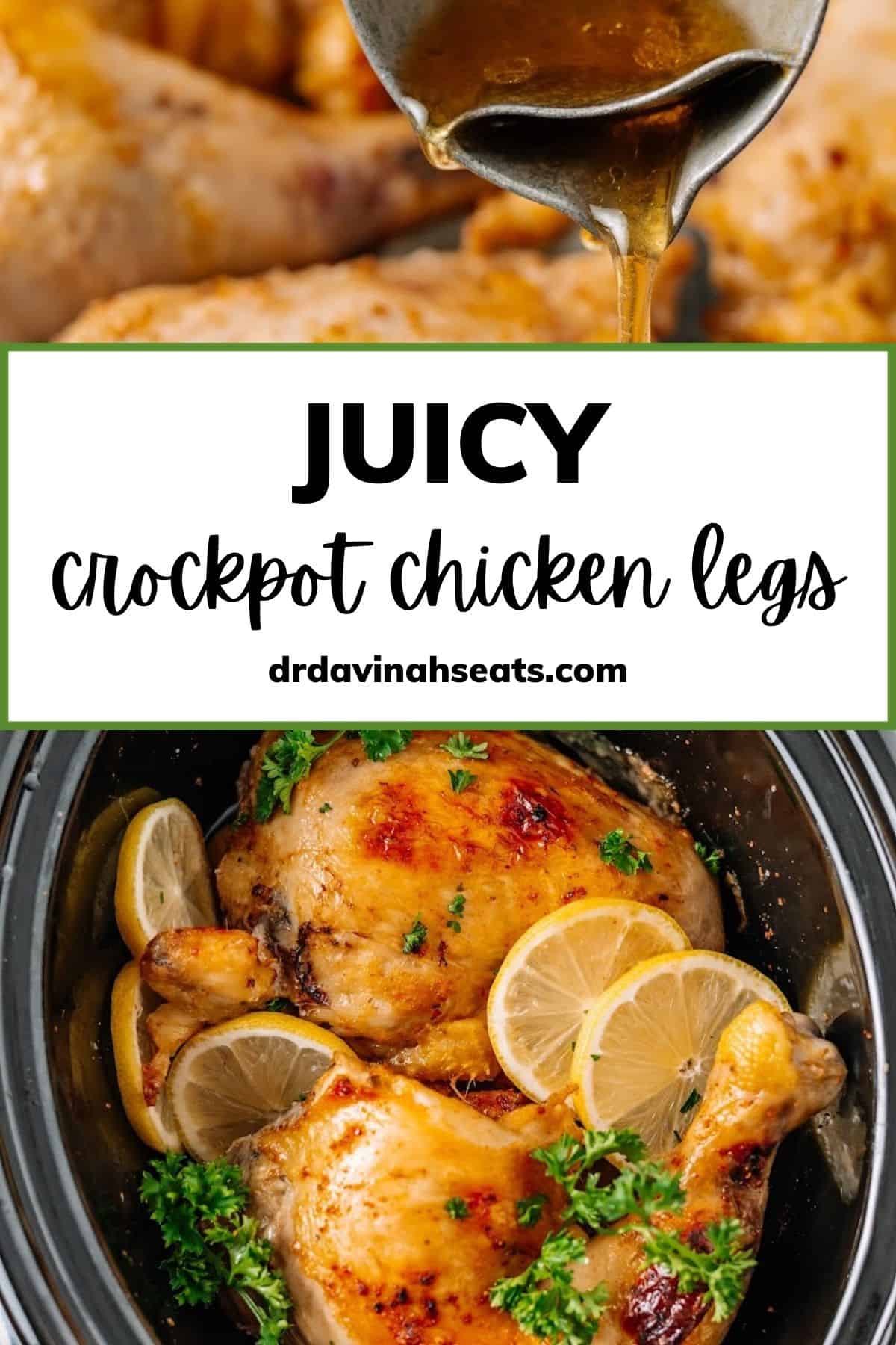 Crockpot Chicken Leg Quarters [+Video] - Dr. Davinahs Eats