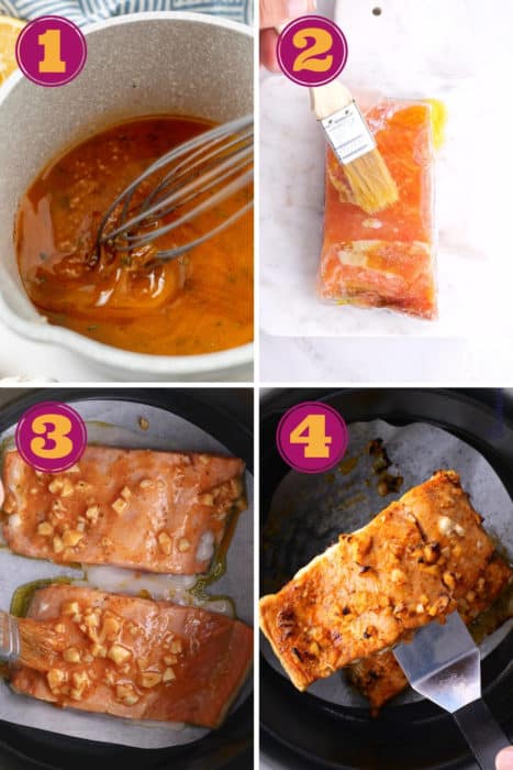 Air Fryer Frozen Salmon | Dr. Davinah's Eats