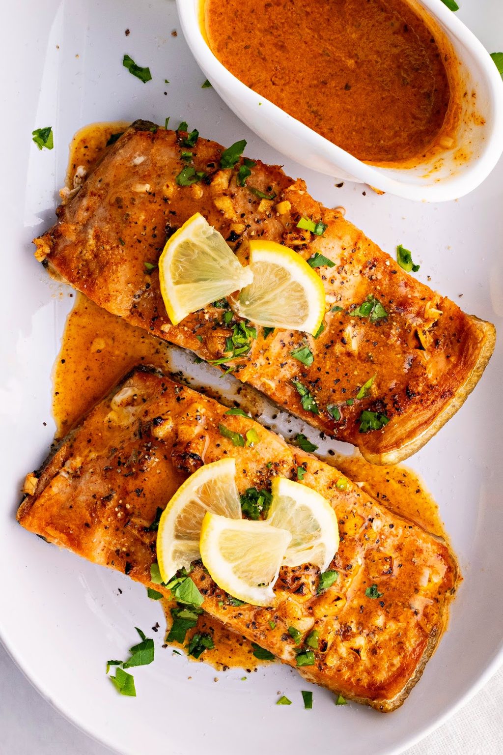 Air Fryer Frozen Salmon Dr. Davinah's Eats