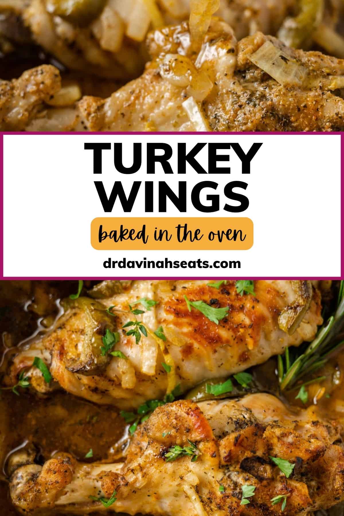 Easy Baked Turkey Wings | Dr. Davinah's Eats