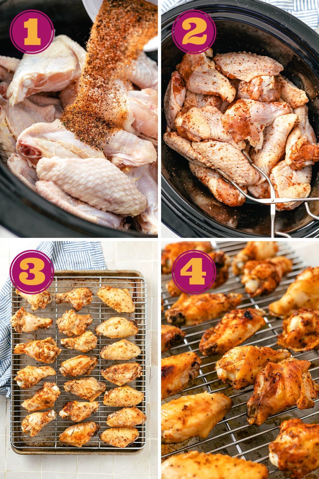 Slow Cooker Chicken Wings - Dr. Davinah's Eats