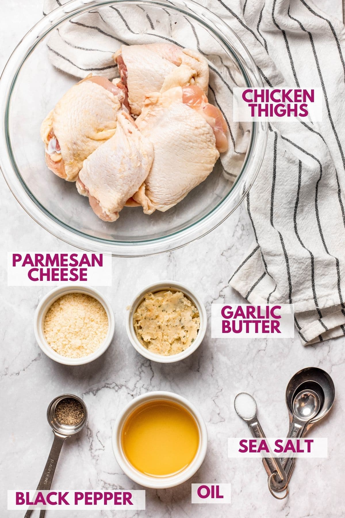 ingredients for air fryer chicken thighs bone-in