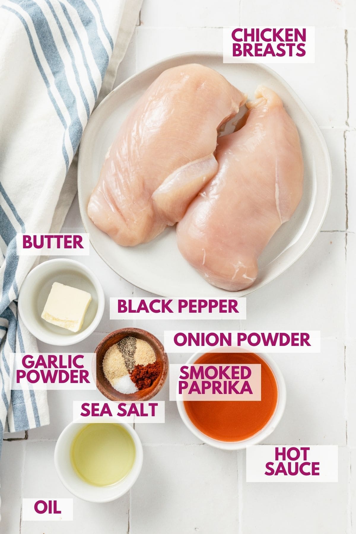 ingredients to make air fryer buffalo chicken