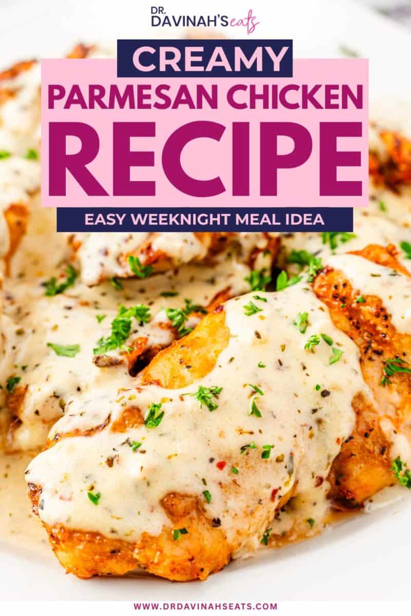 air fryer garlic parmesan chicken thighs with creamy garlic parmesan topping and parsley