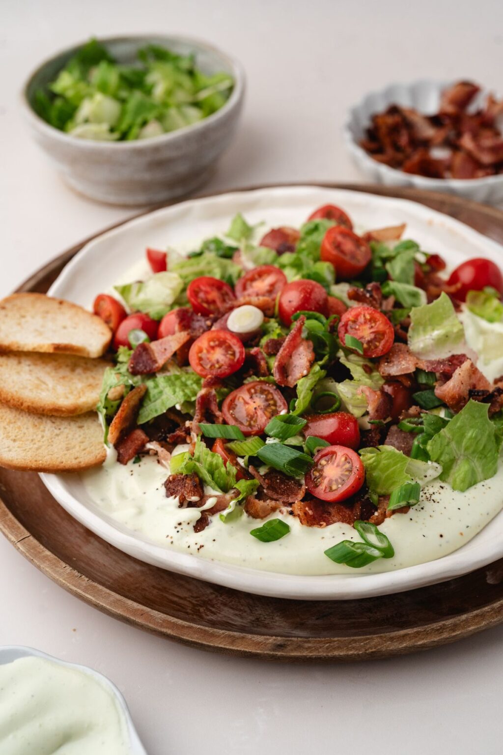 BLT Dip - Dr. Davinah's Eats