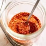 Homemade Creole spice mix in a small container, ready for weeknight cooking