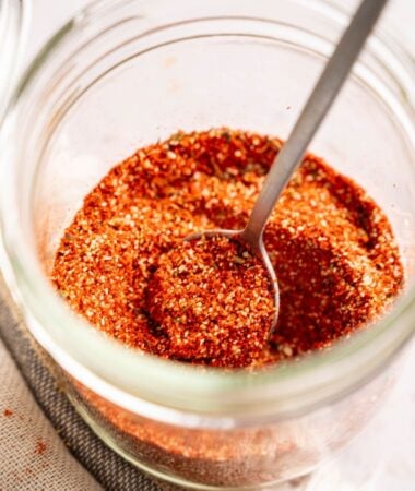 Homemade Creole spice mix in a small container, ready for weeknight cooking