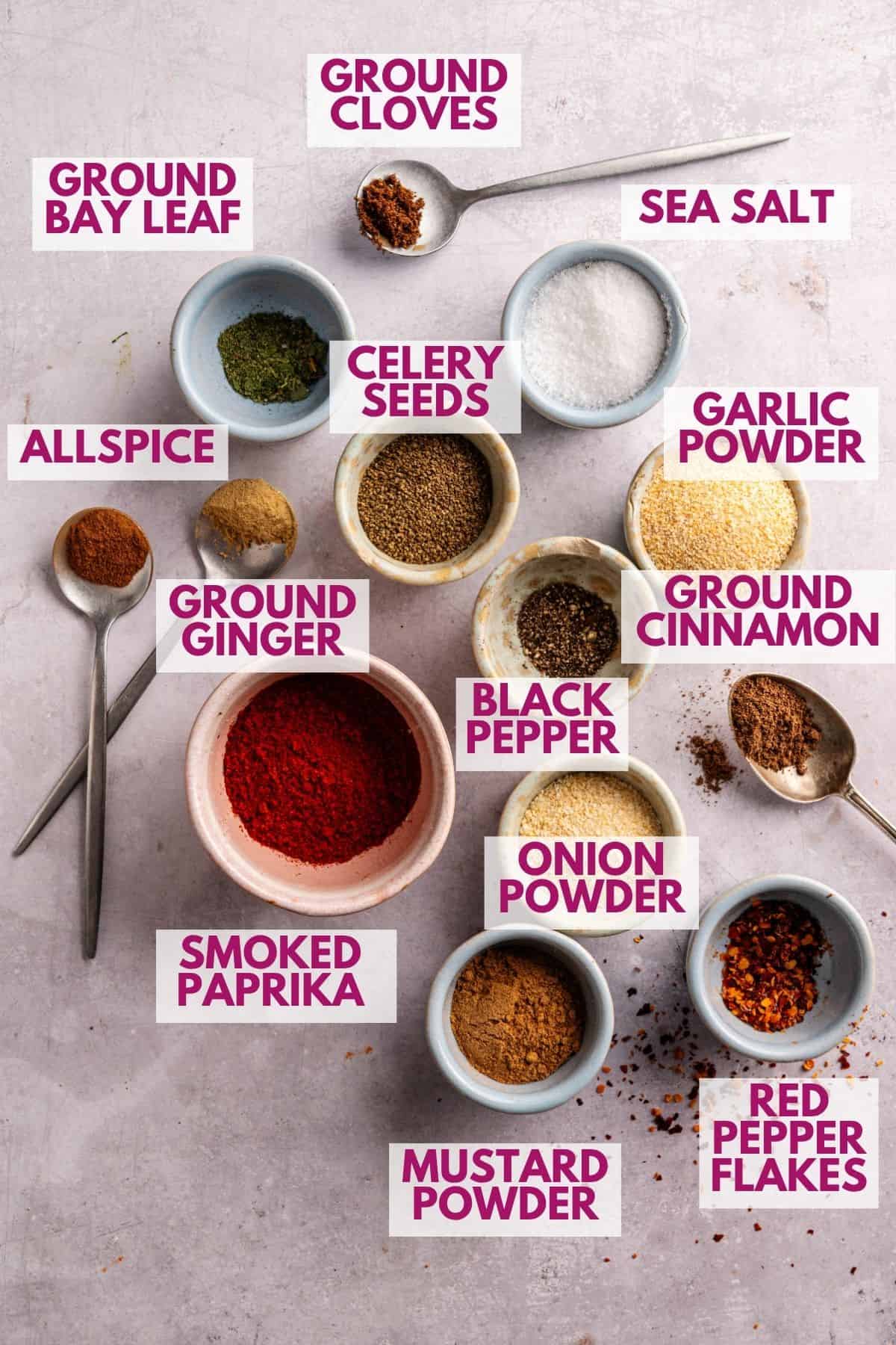spices to make old bay seasoning