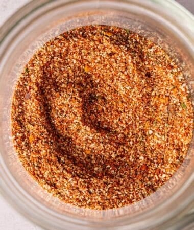 Homemade spice mix of Old Bay with a combination of warm, savory ingredients