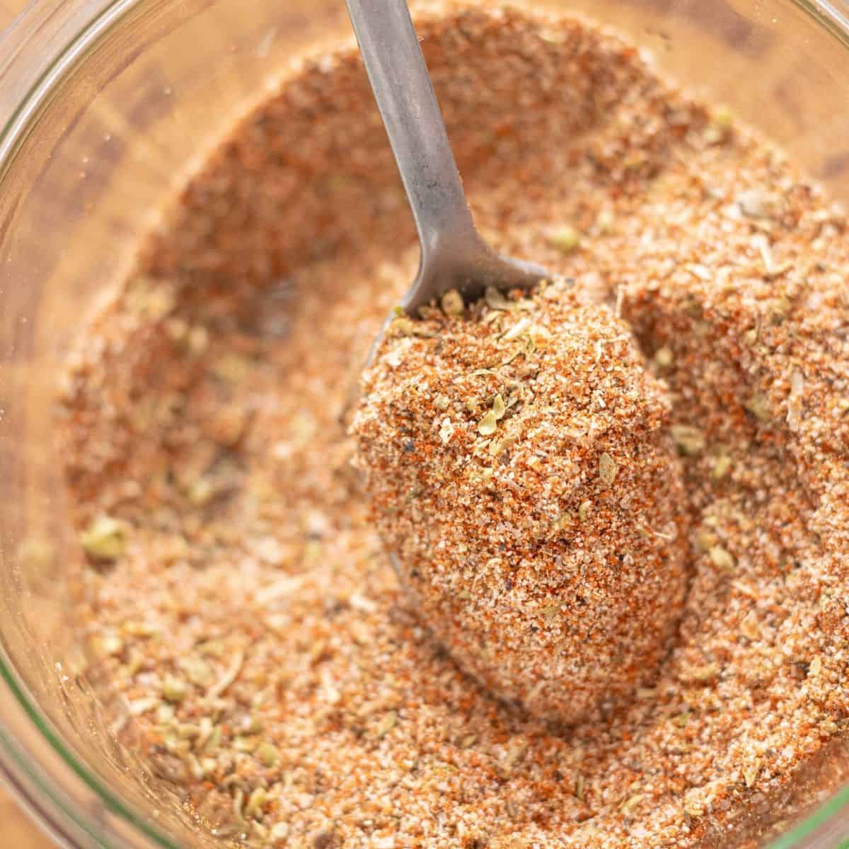 Savory sazon seasoning blend made with pantry spices
