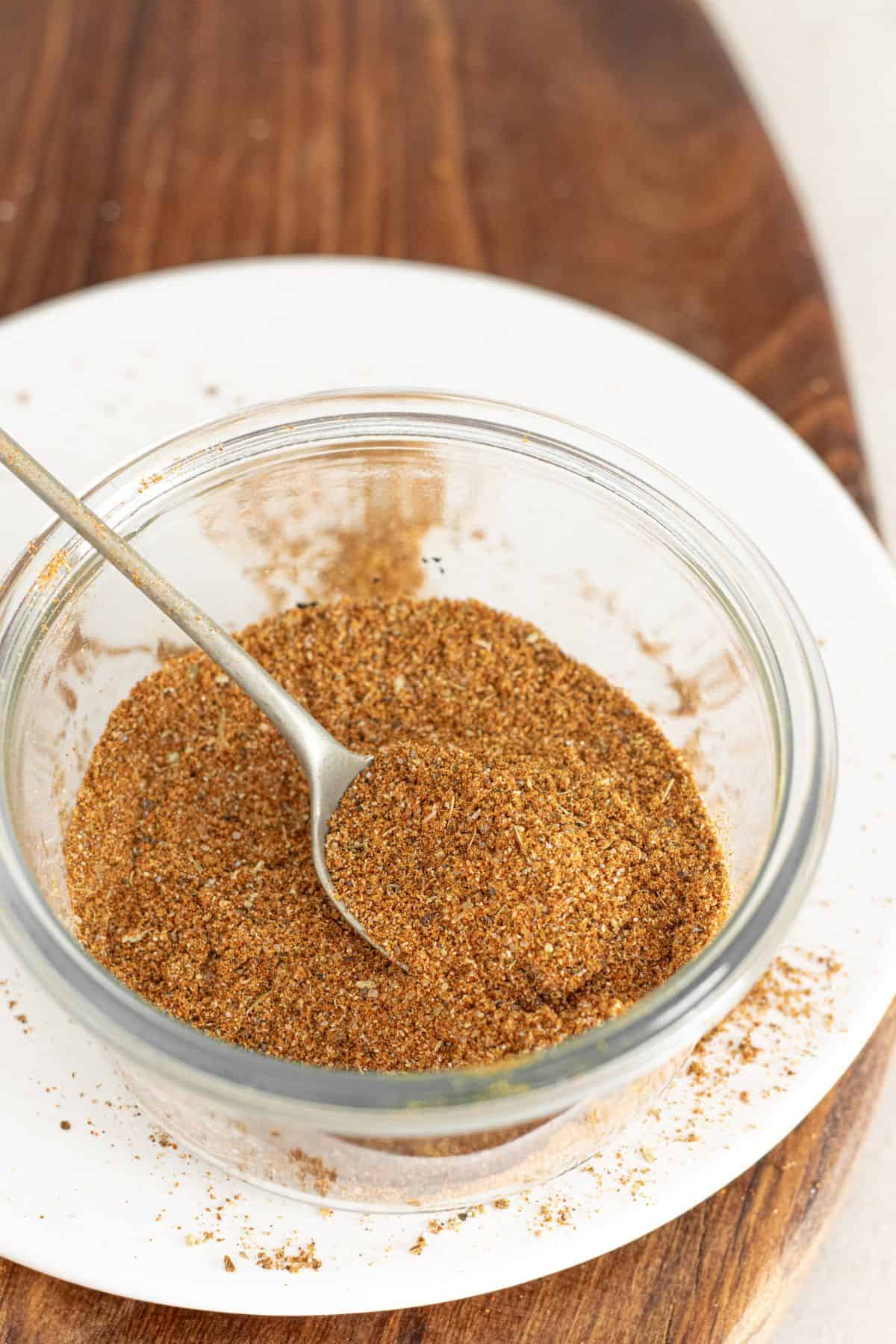 Savory shawarma spice mix for seasoning meat and vegetables